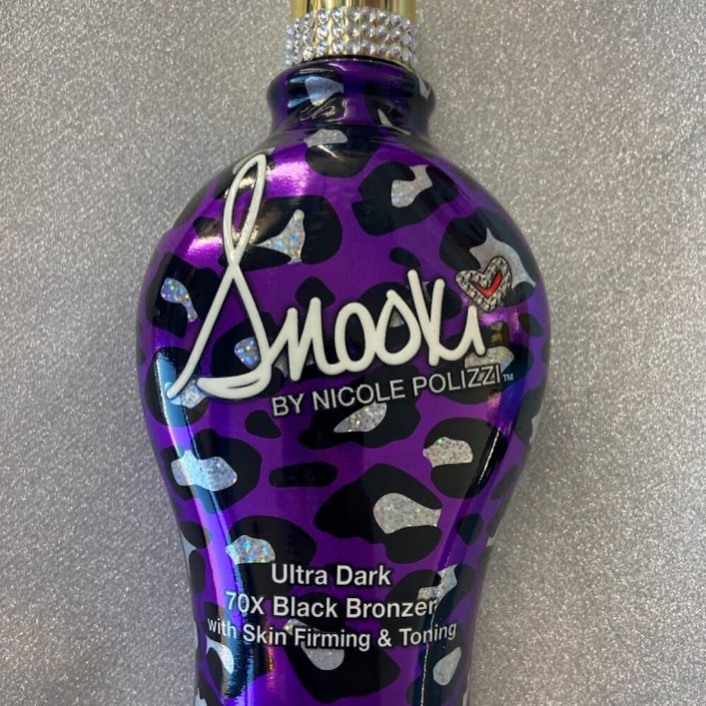LOT OF 2 - SNOOKI ULTRA DARK 70X PURPLE BOTTLE TANNING LOTION